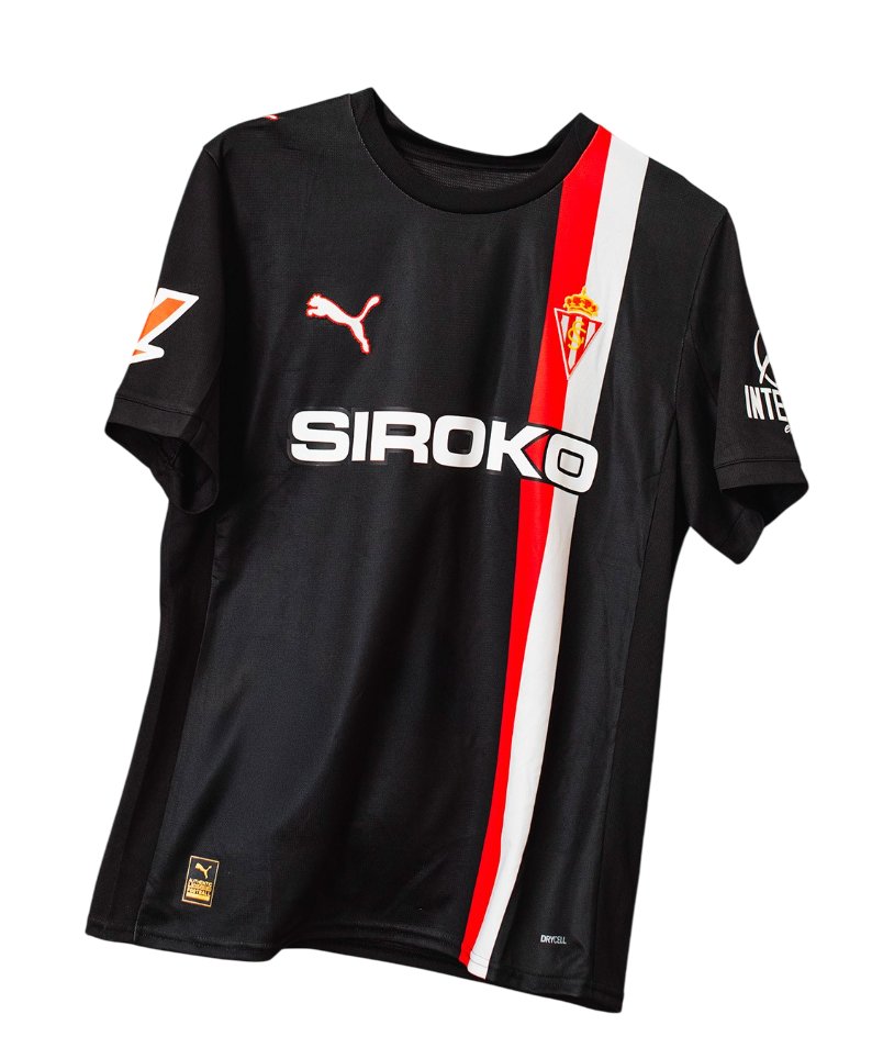 Camiseta Sporting de Gijón 25/26 talla niño 2ª equipación