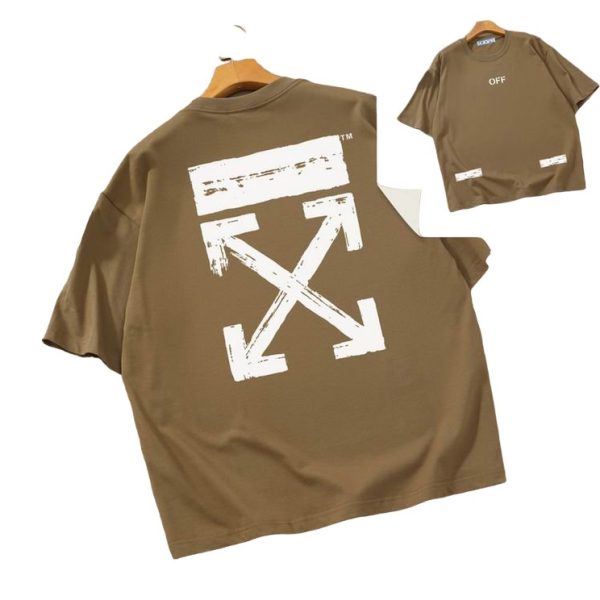 Camiseta Off-White Oversize Marrón