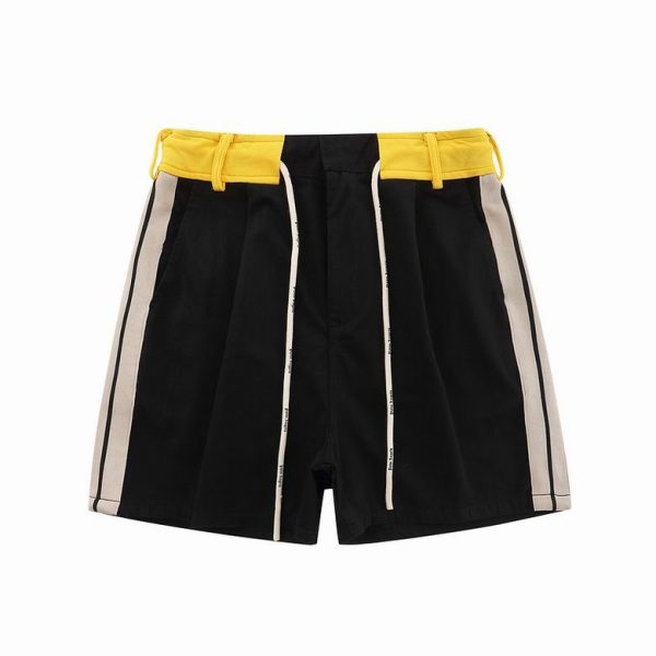 Pantalón Corto Palm Angels Negro y Amarillo