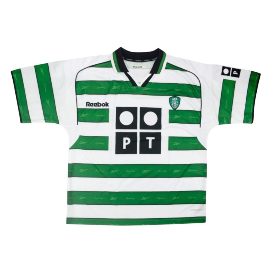 Camiseta Sporting Lisboa 2001 talla niño 1ª equipación