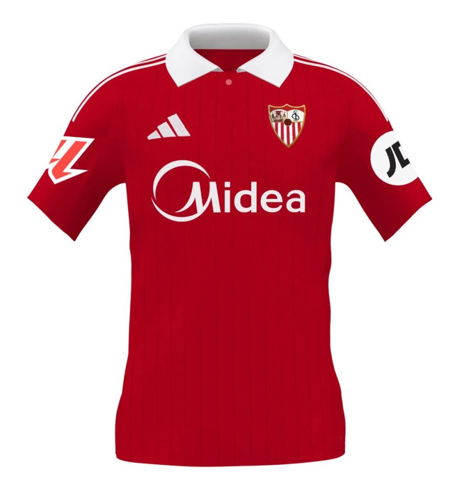 Camiseta Sevilla FC 25/26 talla niño 2ª equipación