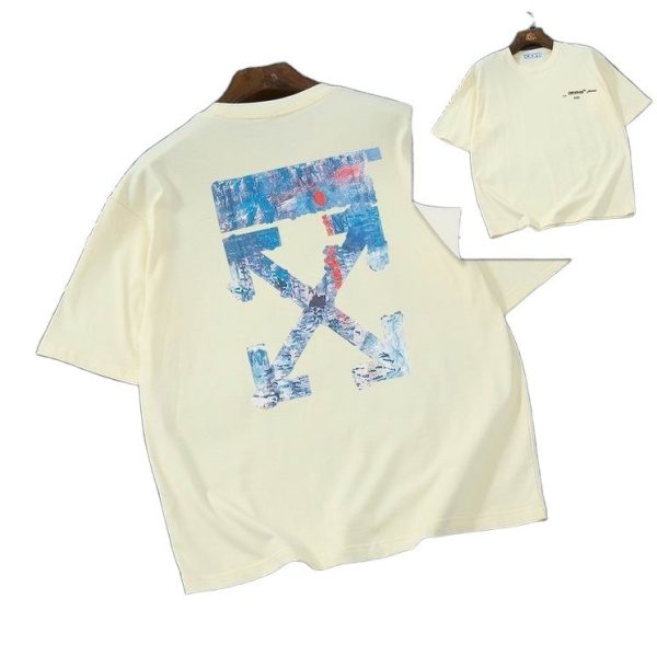 Camiseta Off-White Oversize Crema