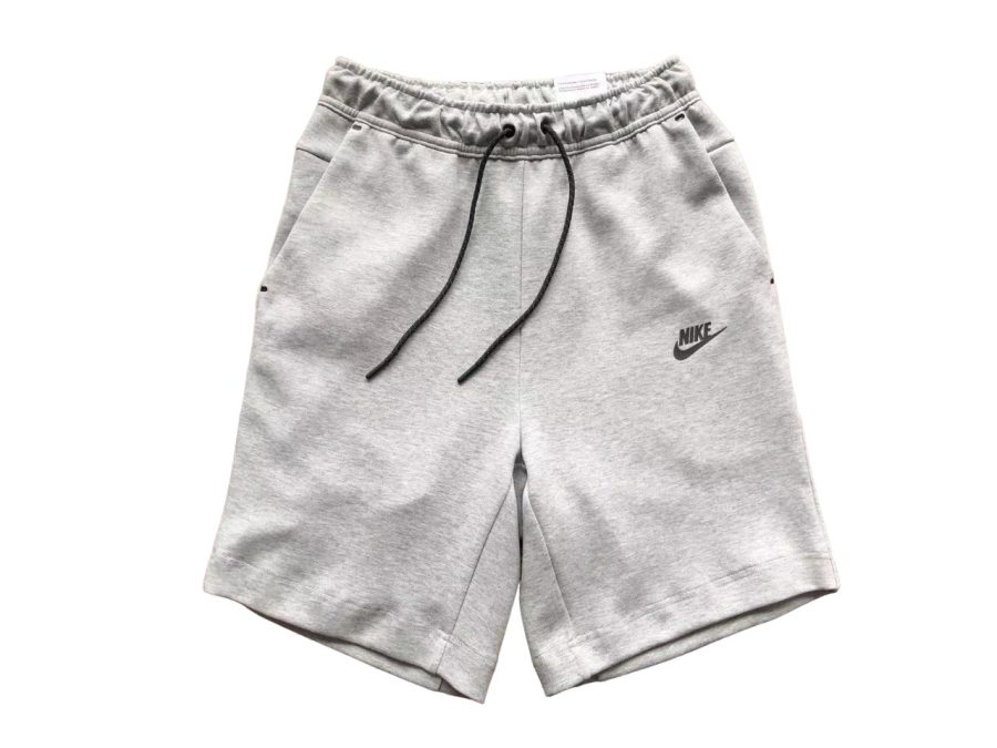 Pantalón Corto Nike Tech Fleece Gris