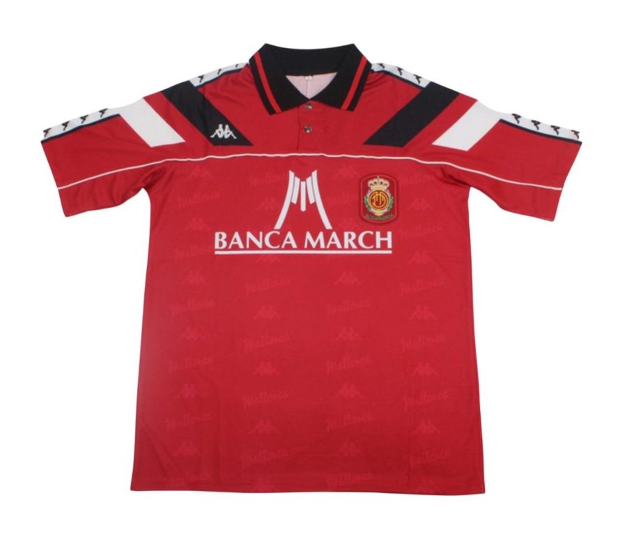 Camiseta retro Mallorca 94/95 1ª equipación con sponsor