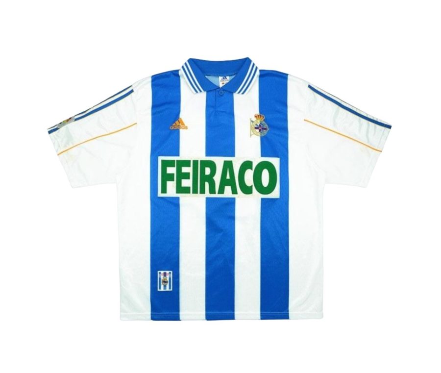 Camiseta retro Deportivo de la Coruña 99/00 1ª equipación