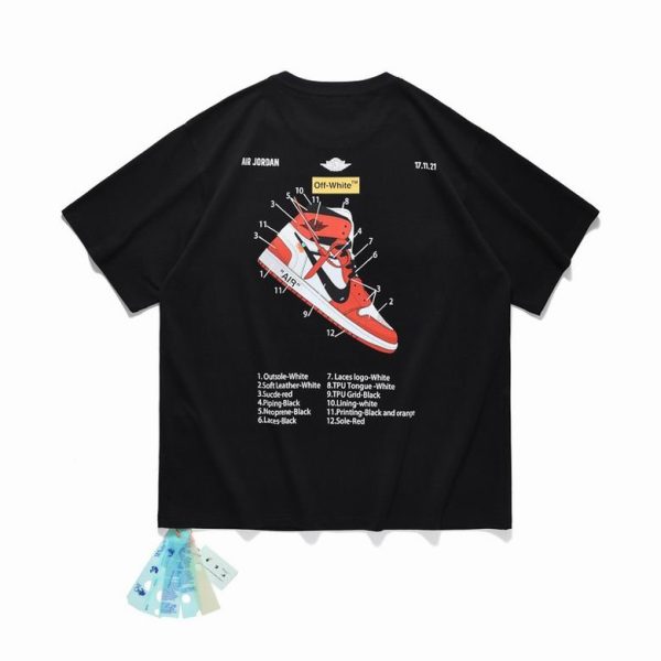 Camiseta Off-White Oversize Negro