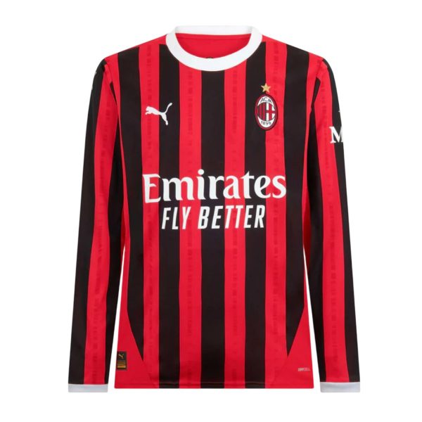 Camiseta AC Milan 24/25 1ª equipación manga larga