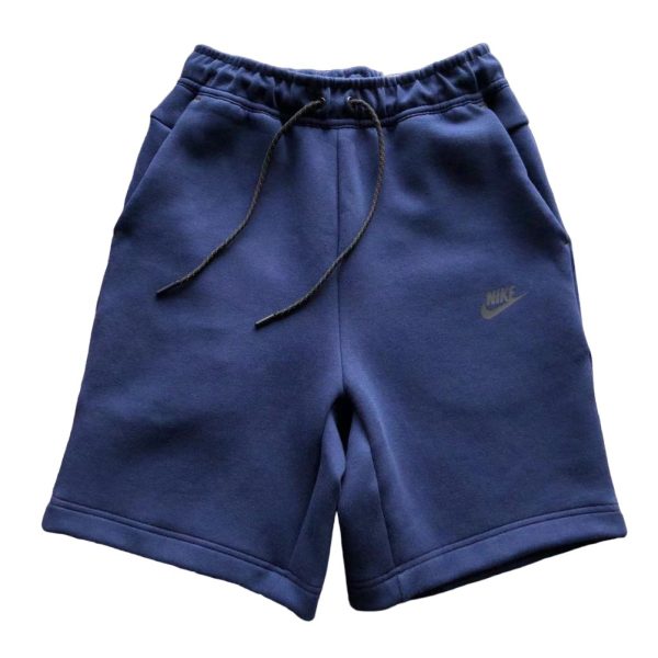 Pantalón Corto Nike Tech Fleece Azul Marino