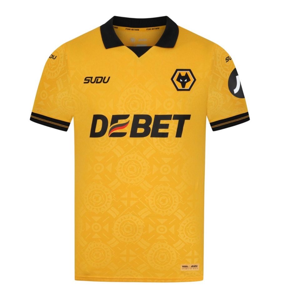 Camiseta Wolves 25/26 talla niño 1ª equipación