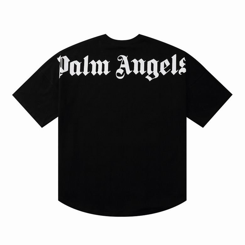 Camiseta Palm Angels Negra y Blanca