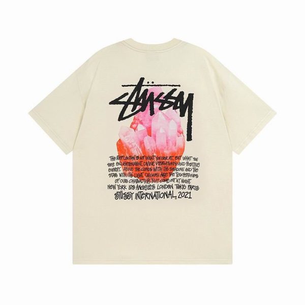 Camiseta STÜSSY Crema