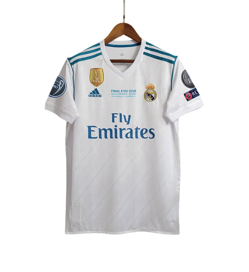 Camiseta Retro Real Madrid 17/18 1ª Equipación - Edición Final Champions League