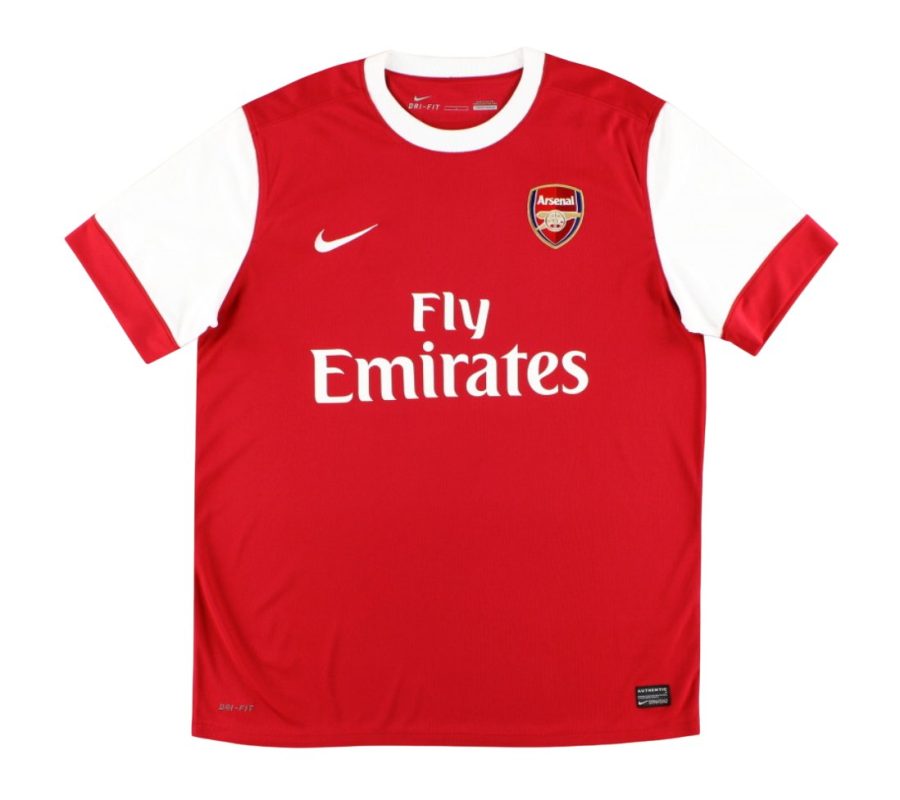 Camiseta Retro Arsenal 10/11 1ª equipación