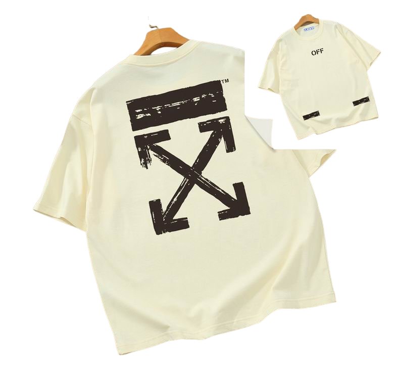 Camiseta Off-White Oversize Crema