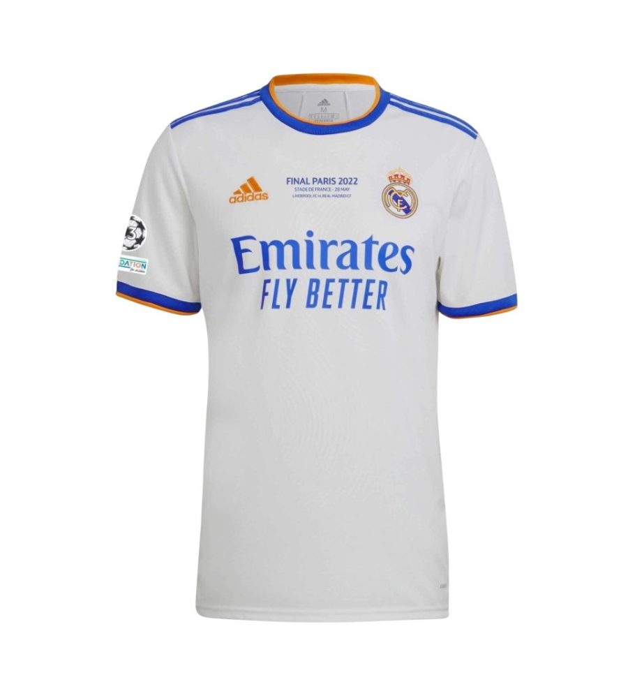 Camiseta Retro Real Madrid 21/22 1ª Equipación - Edición Final Champions League