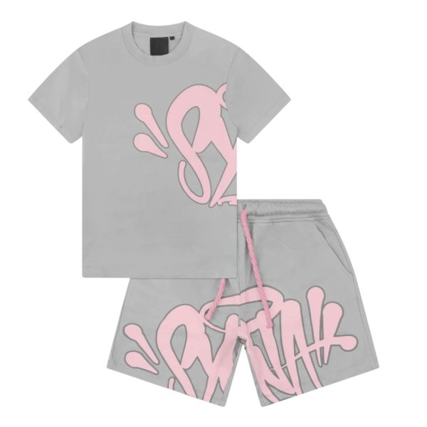 Syna World Twinset Gris y Rosa