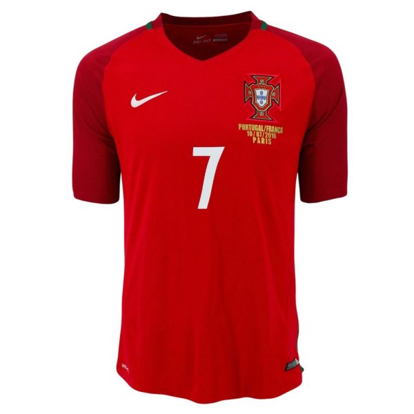 Camiseta Retro Portugal 2016 1ª equipación Edición Final