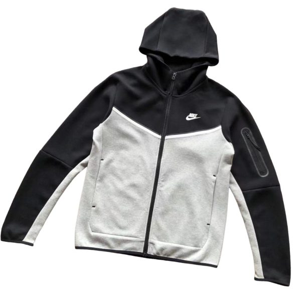 Sudadera Nike Tech Fleece Negra y Gris