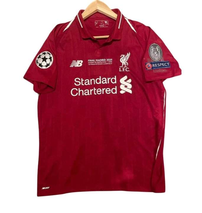 Camiseta Retro Liverpool 18/19 - Edición Final Champions League
