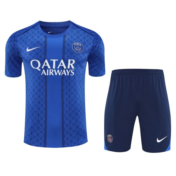 Conjunto de calentamiento PSG azul red