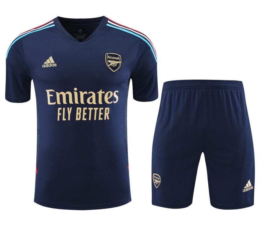 Conjunto de calentamiento Arsenal azul oscuro