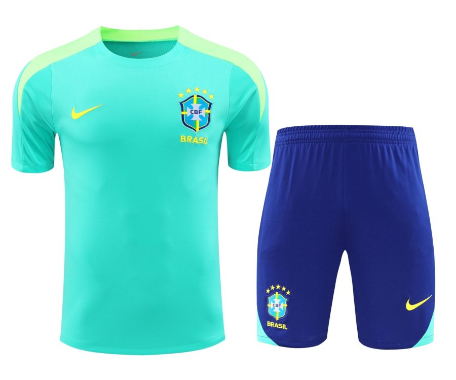Conjunto de calentamiento Brasil azul celeste