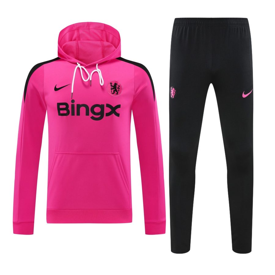 Conjunto manga larga Chelsea rosa