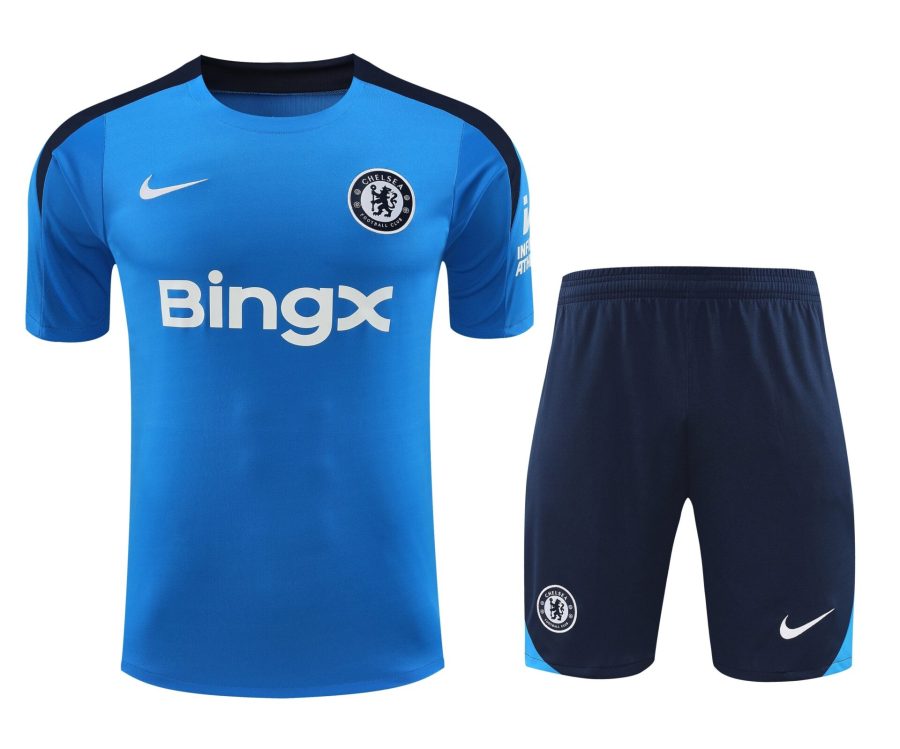 Conjunto de calentamiento Chelsea azul