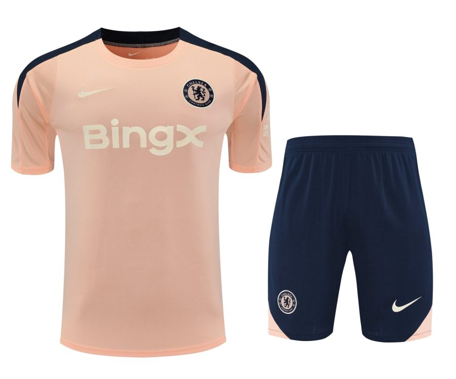 Conjunto de calentamiento Chelsea salmón