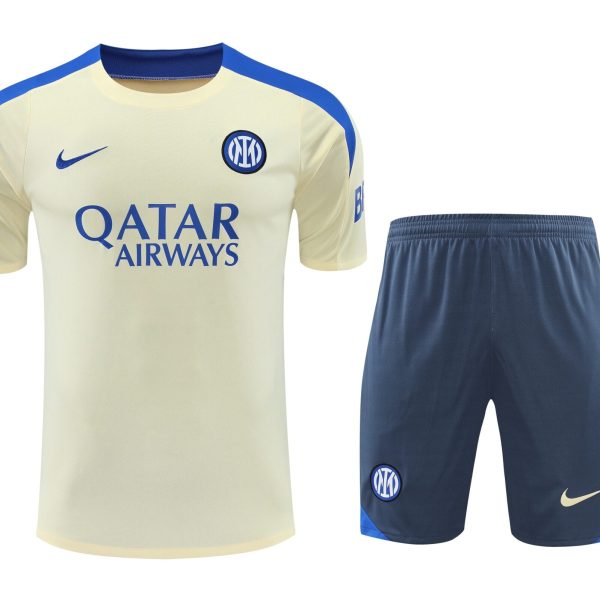 Conjunto de calentamiento Inter de Milán amarillo
