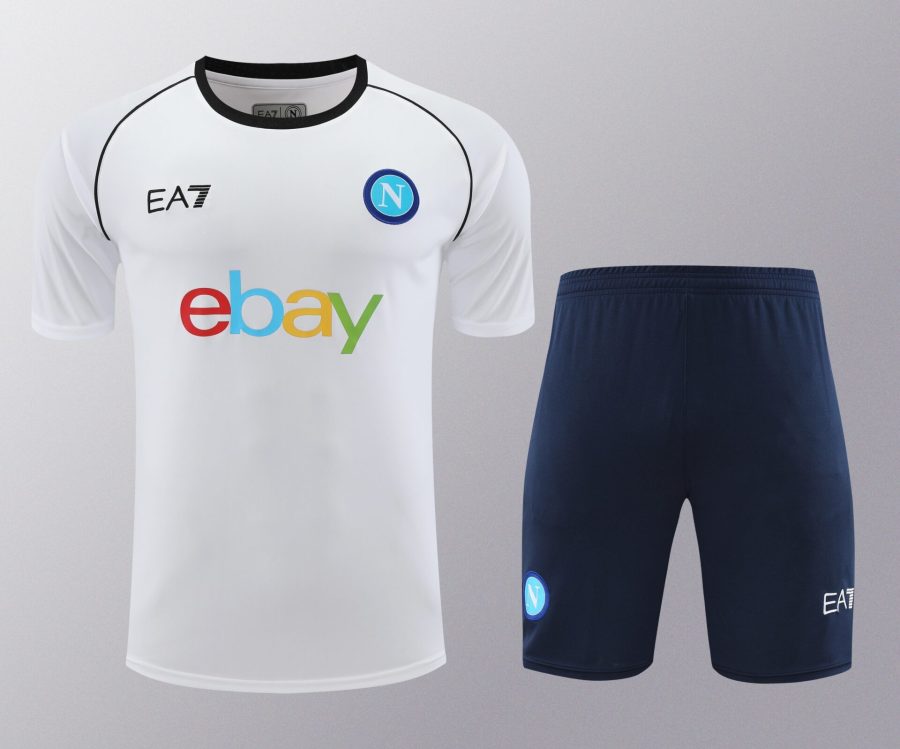 Conjunto de calentamiento Napoli blanco