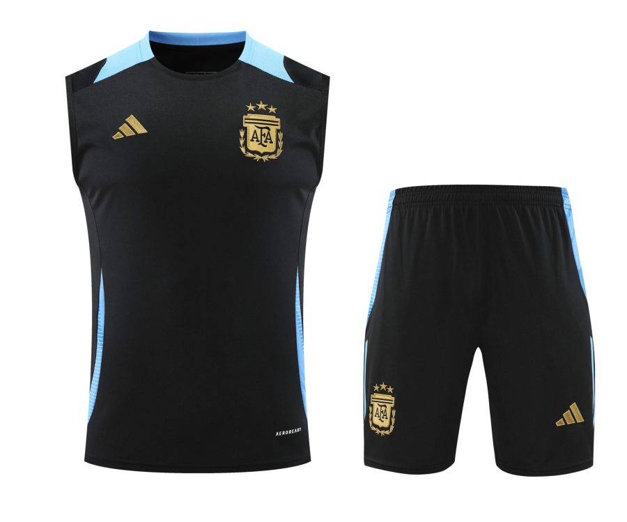 Conjunto tirantes Argentina negro