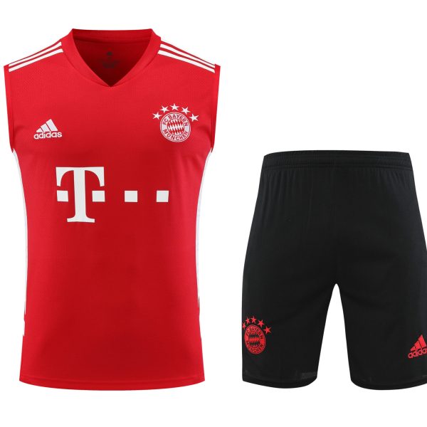 Conjunto tirantes Bayern Múnich rojo y blanco