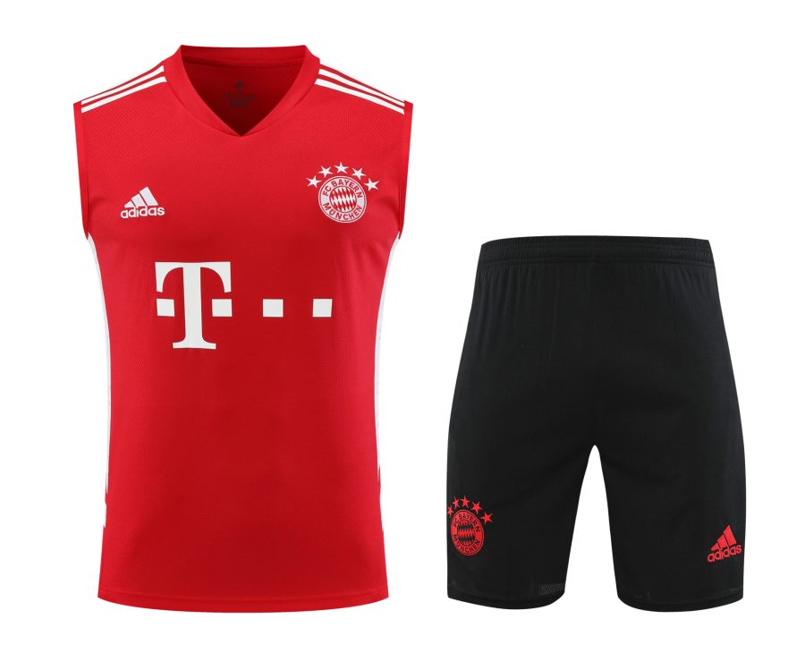 Conjunto tirantes Bayern Múnich rojo y blanco