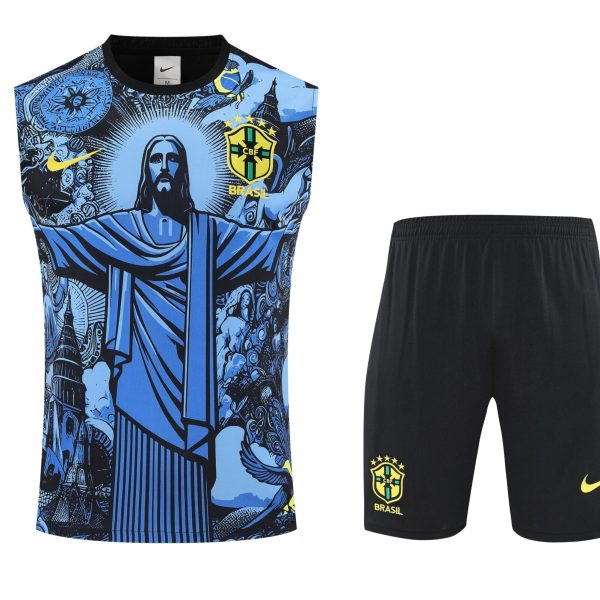 Conjunto tirantes Brasil Rio azul