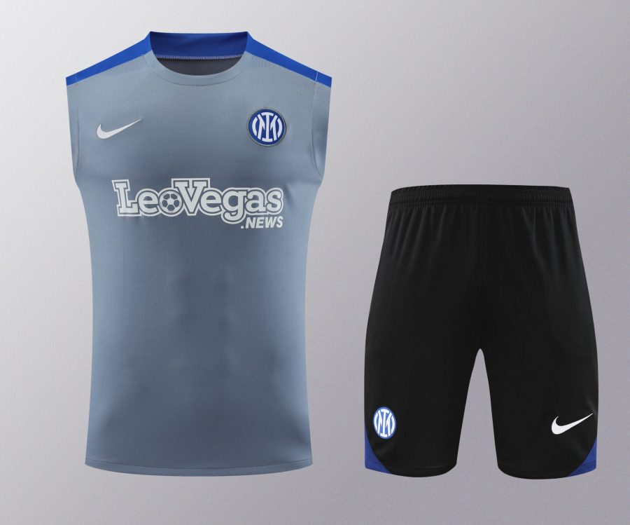 Conjunto tirantes Inter de Milán gris