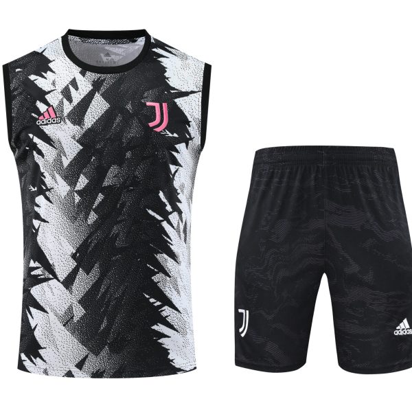 Conjunto tirantes Juventus negro y blanco