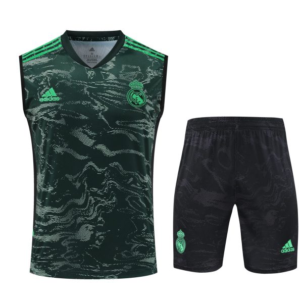 Conjunto tirantes Real Madrid verde y negro
