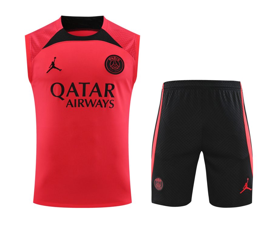 Conjunto tirantes PSG rojo