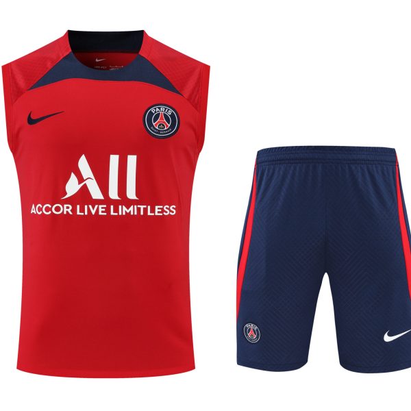Conjunto tirantes PSG rojo