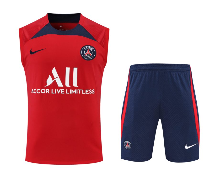 Conjunto tirantes PSG rojo