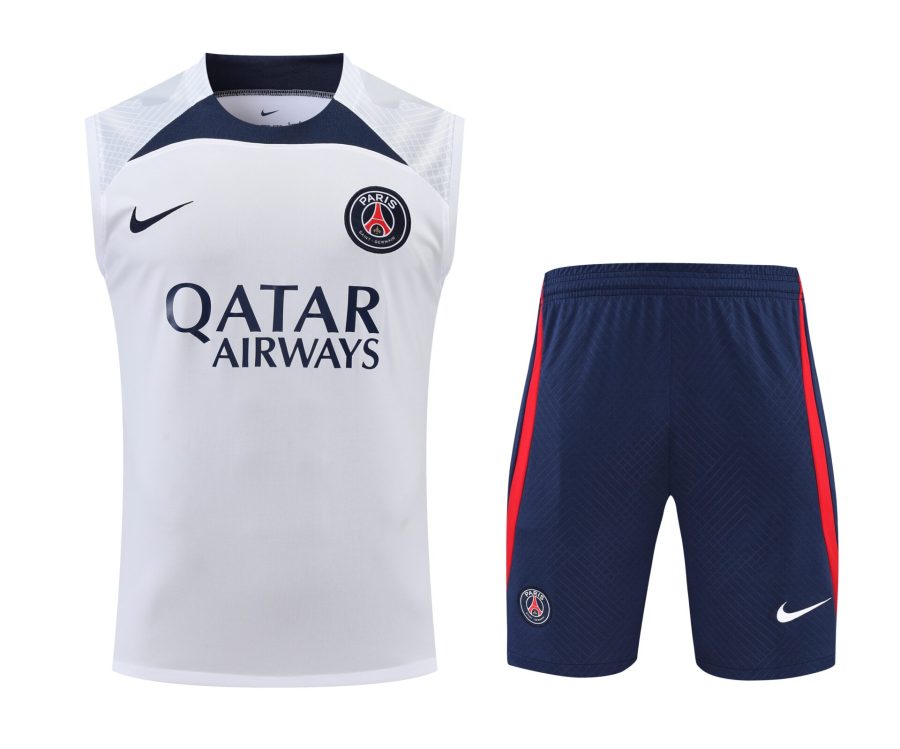 Conjunto tirantes PSG blanco