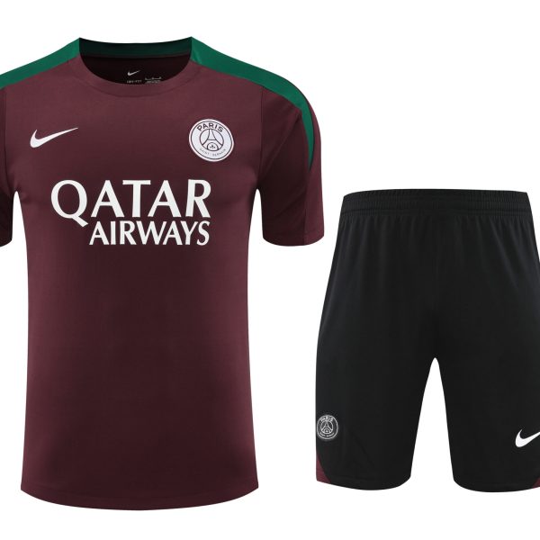 Conjunto de calentamiento PSG marrón