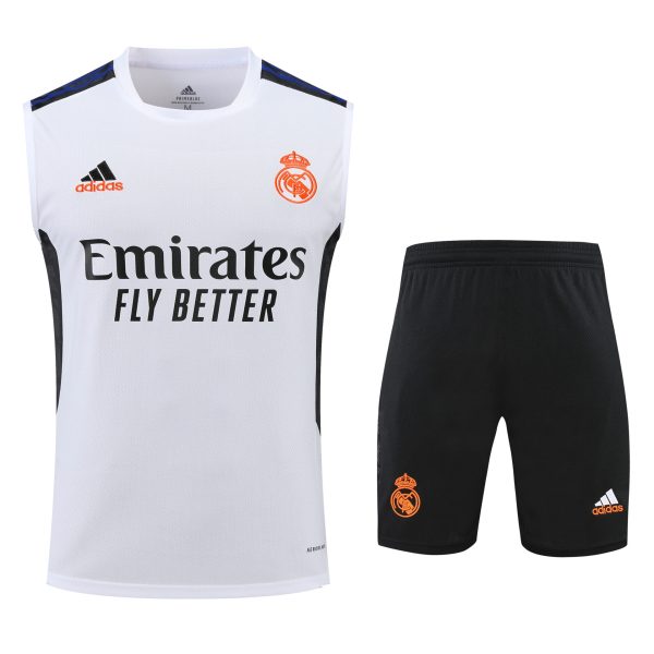 Conjunto tirantes Real Madrid blanco y negro