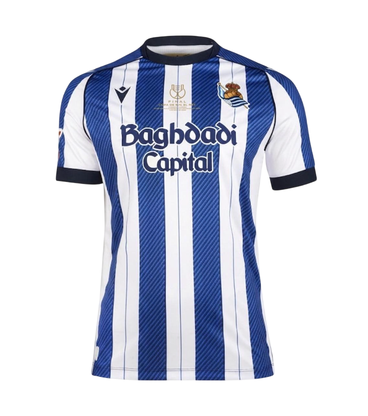Camiseta Real Sociedad 25/26 1ª equipación Edición Final Copa del Rey