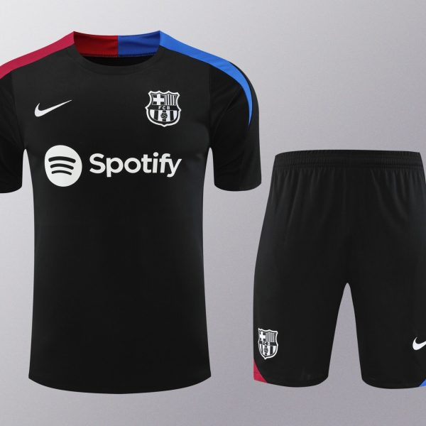 Conjunto de calentamiento FC Barcelona negro