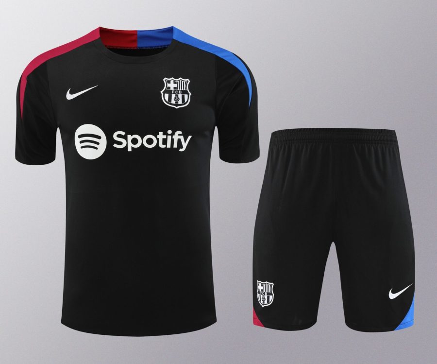 Conjunto de calentamiento FC Barcelona negro
