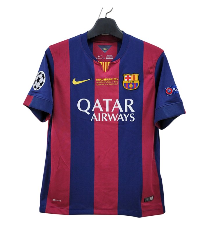 Camiseta Retro FC Barcelona 14/15 1ª Equipación - Edición Final Champions League