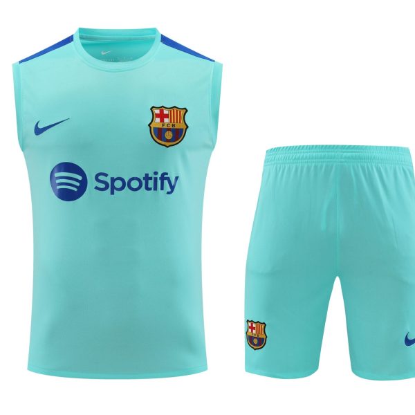 Conjunto tirantes FC Barcelona azul claro – Diseño 2